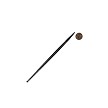 Z73A-1/4" Royal Zen Angular All Media Brush Next to Coin to Compare Brush Sizes 
