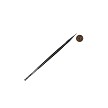 Z73R-0 Royal Zen Round All Media Brush Next to Coin to Compare Brush Sizes 