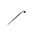 Z73R-1 Royal Zen Round All Media Brush Next to Coin to Compare Brush Sizes 
