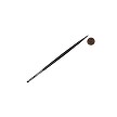 Z73R-3 Royal Zen Round All Media Brush Next to Coin to Compare Brush Sizes 