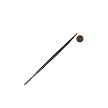 Z73R-4 Royal Zen Round All Media Brush Next to Coin to Compare Brush Sizes 