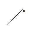 Z73R-6 Royal Zen Round All Media Brush Next to Coin to Compare Brush Sizes 