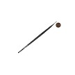 Z73SL-10/0 Royal Script Liner All Media Brush Next to Coin to Compare Brush Sizes 