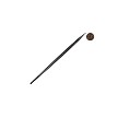 Z73SP-3/0 Royal Zen Spotter All Media Brush Next to Coin to Compare Brush Sizes 
