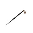 Z73T-12 Royal Zen Filbert All Media Brush Next to Coin to Compare Brush Sizes 