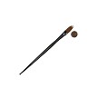 Z73TC-1/2" Royal Zen Filbert Comb All Media Brush Next to Coin to Compare Brush Sizes 